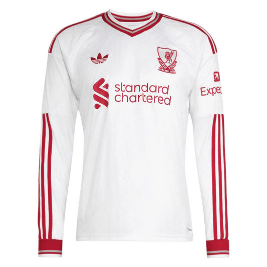 Liverpool Tröja 2026/27 Borta Långärmad Vit