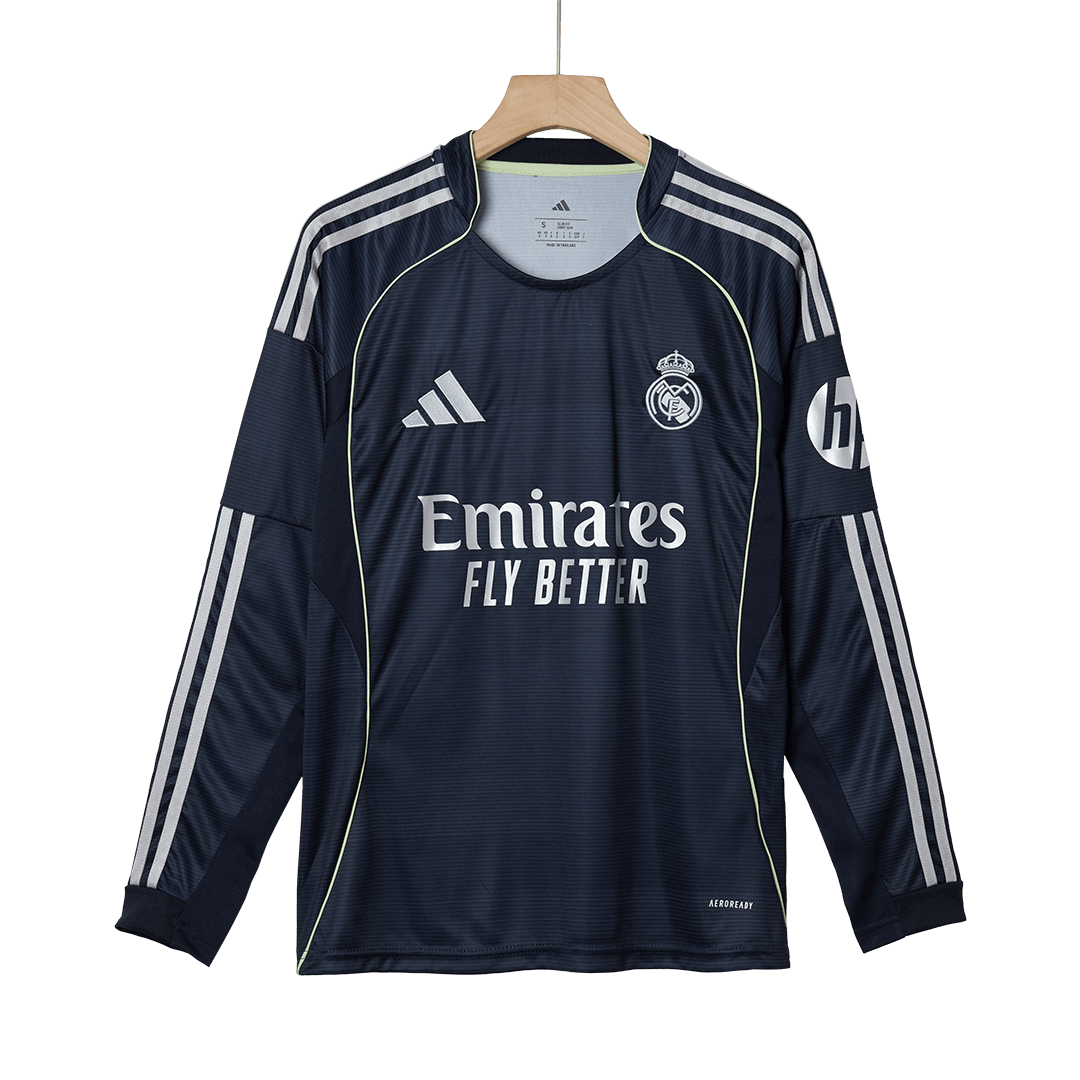 Real Madrid Tröja 2025/26 Borta Långärmad Mörkblå