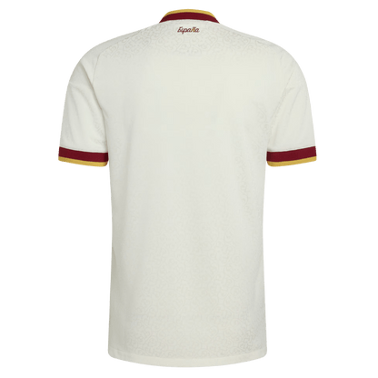 Spanien Tröja 2026 Borta Autentisk Vit (2 Stjärnor)-8