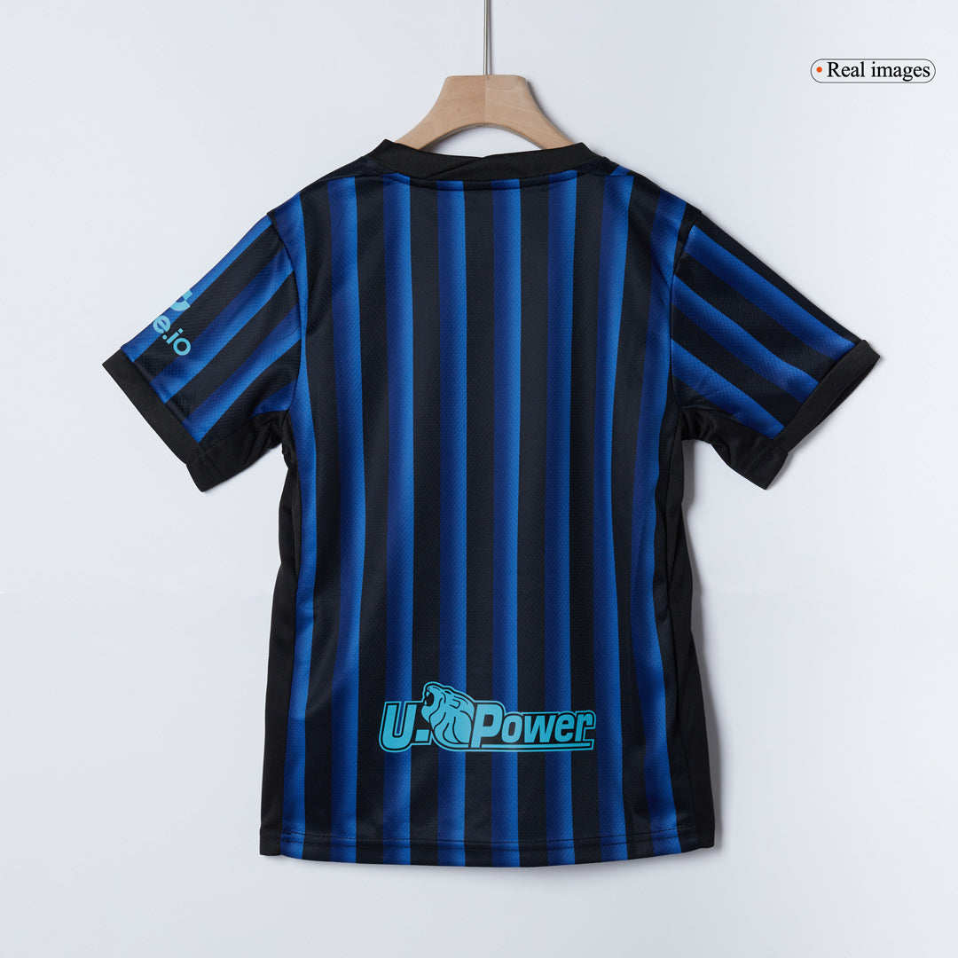 Inter Milan Tröja 2025/26 Hemma Blå och svart Barn
