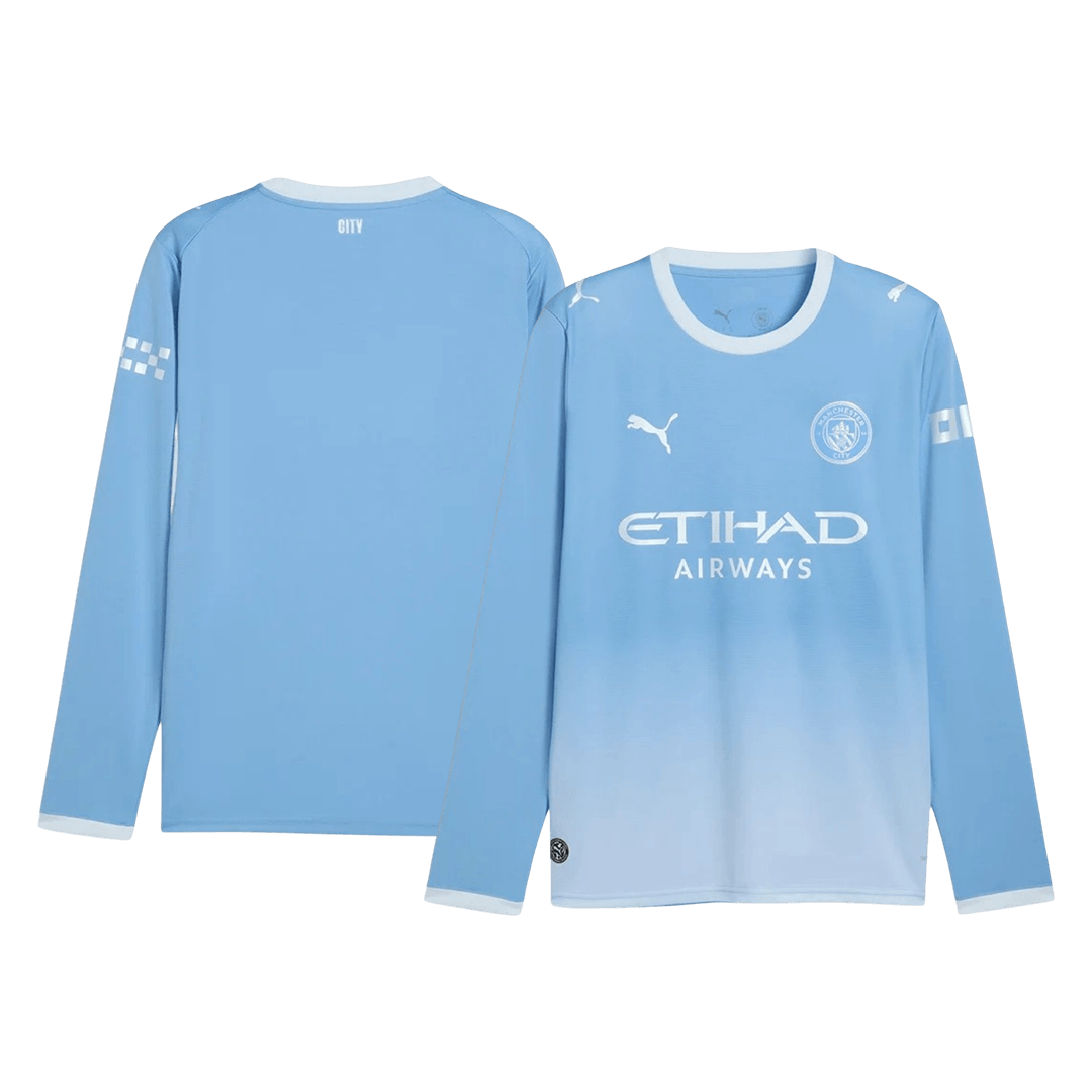 Manchester City Tröja 2026/27 Hemma Långärmad Blå-2