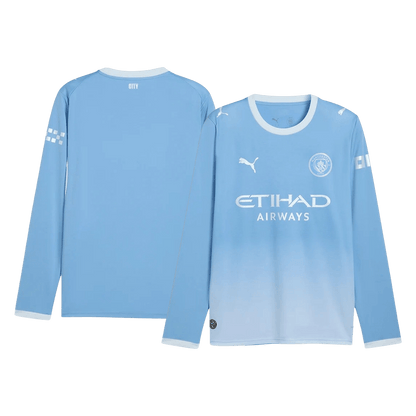 Manchester City Tröja 2026/27 Hemma Långärmad Blå-2