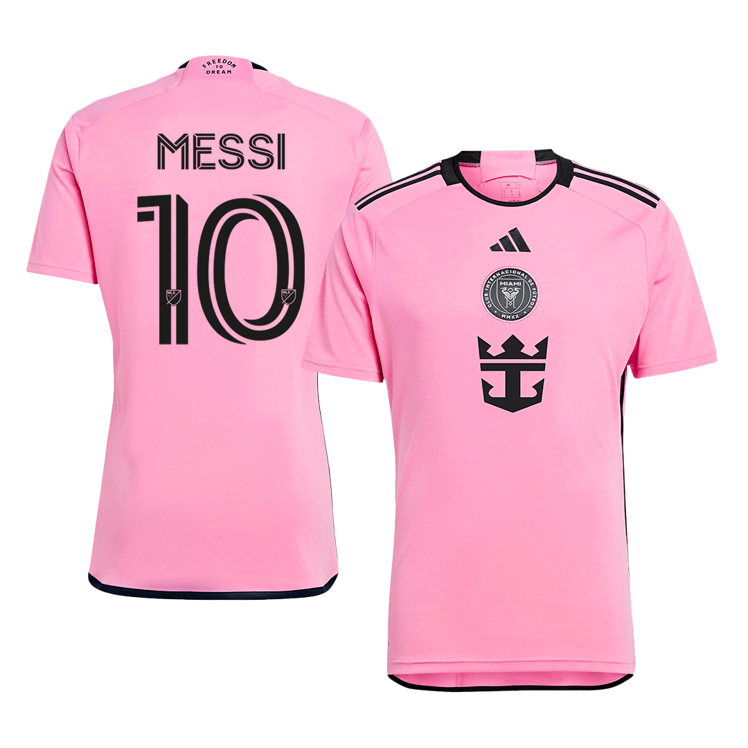Inter Miami CF Tröja MESSI #10 Hemmaställ 2024/25 Rosa-5