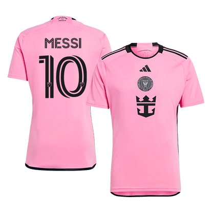 Inter Miami CF Tröja MESSI #10 Hemmaställ 2024/25 Rosa-5