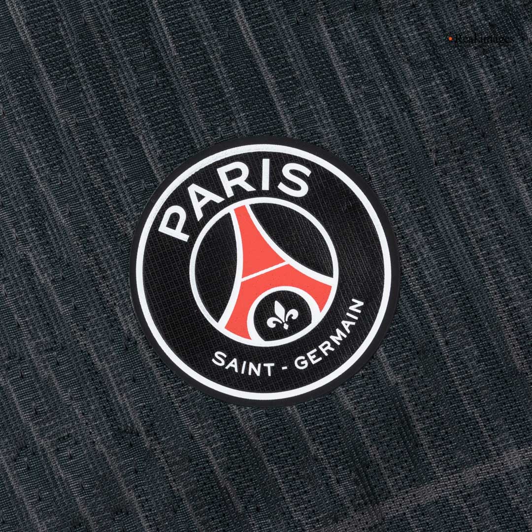 PSG Tröja 2025/26 Fourth Away Autentisk Svart