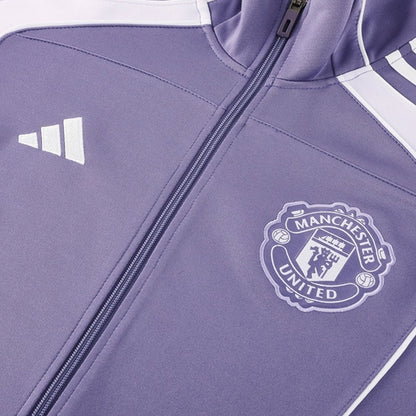 Manchester United Träningsset (Jacka+Byxor) 2025/26 Lila-11