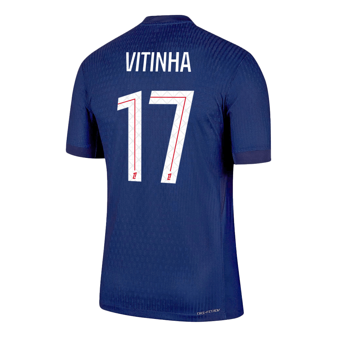 PSG Tröja VITINHA #17 2025/26 Hemma Mörkblå-9