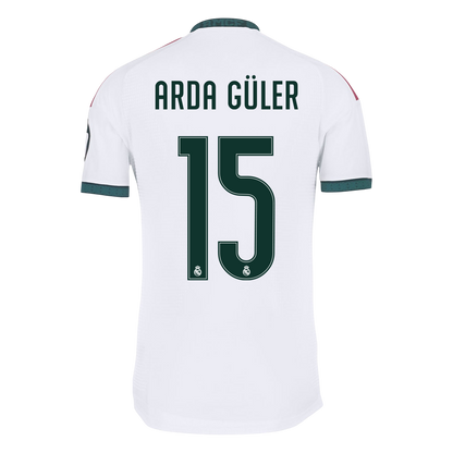 Real Madrid Tröja ARDA GÜLER #15 2026/27 Hemma Autentisk Vit-3