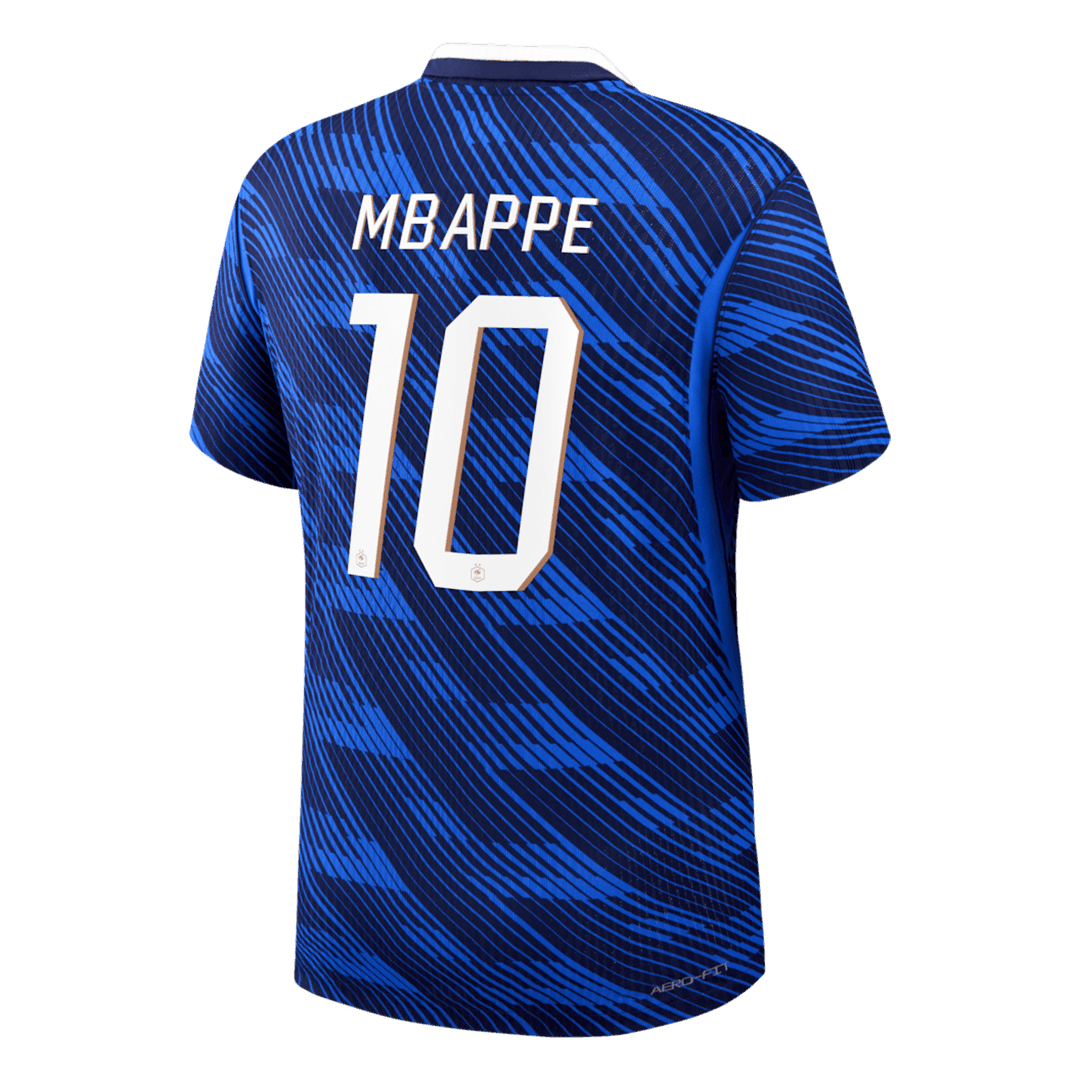 Frankrike Tröja MBAPPE #10 2026 Hemma Autentisk Blå