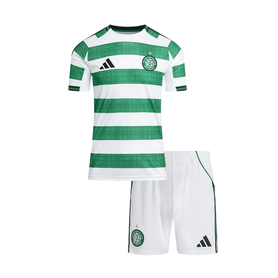 Celtic Tröja 2025/26 Hemma Green&White Barn