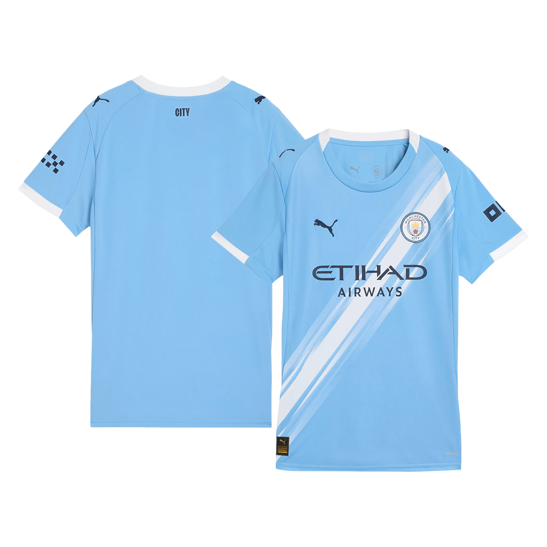 Manchester City Tröja 2025/26 Hemma Blå Dam