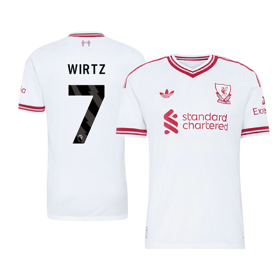 Liverpool Tröja WIRTZ #7 2026/27 Borta Autentisk Vit
