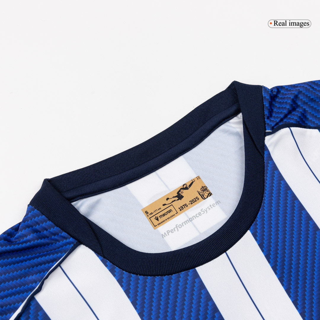 Real Sociedad Tröja 2025/26 Hemma Blå & Vit