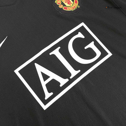 ROONEY #10 Manchester United Bortatröja 2007/08 Retro Tröja
 Svart-7