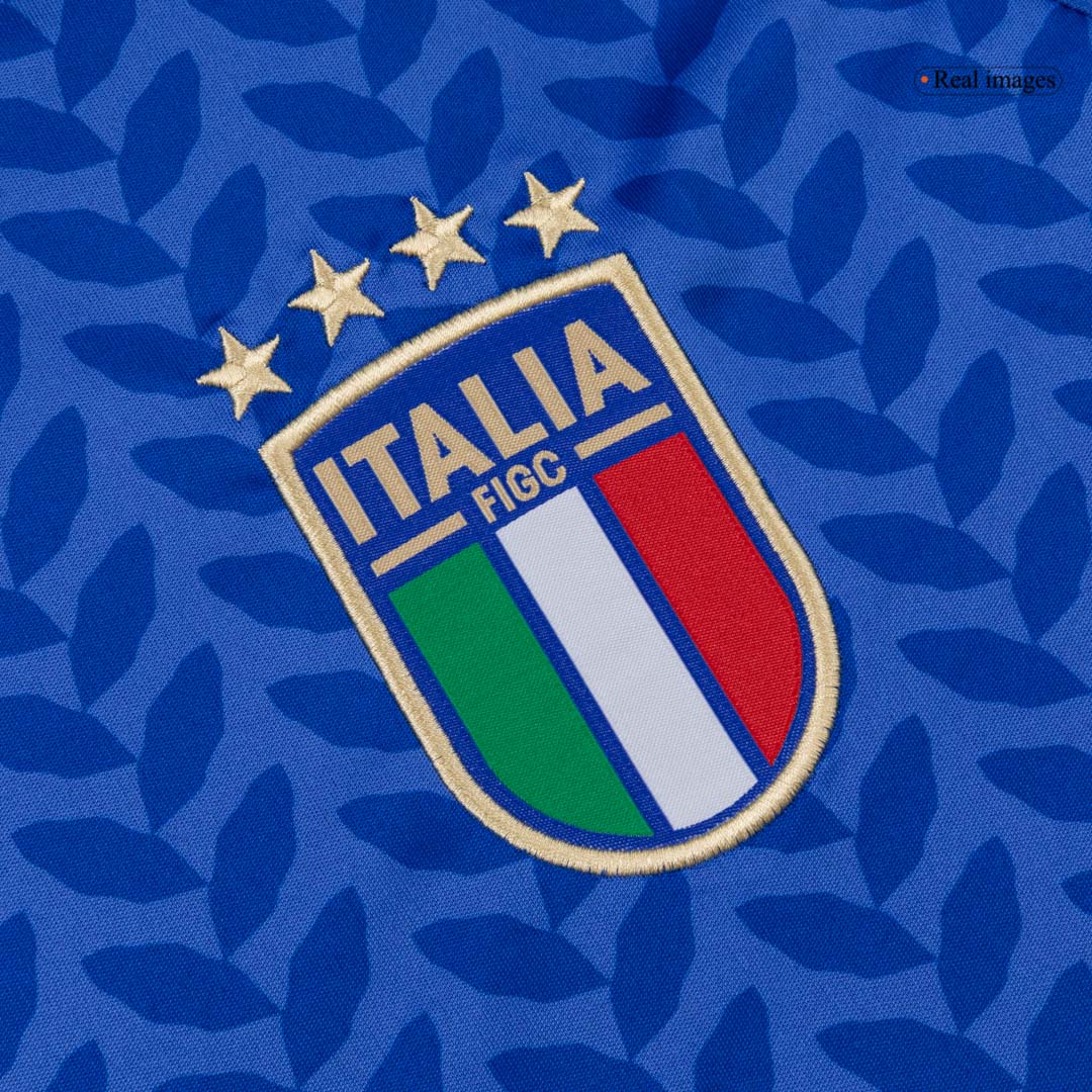 Italien Tröja 2026 Hemma Långärmad Blå-6