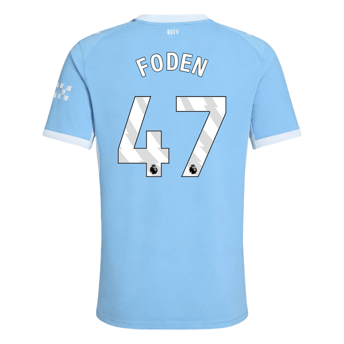 Manchester City Tröja FODEN #47 2026/27 Hemma Autentisk Blå