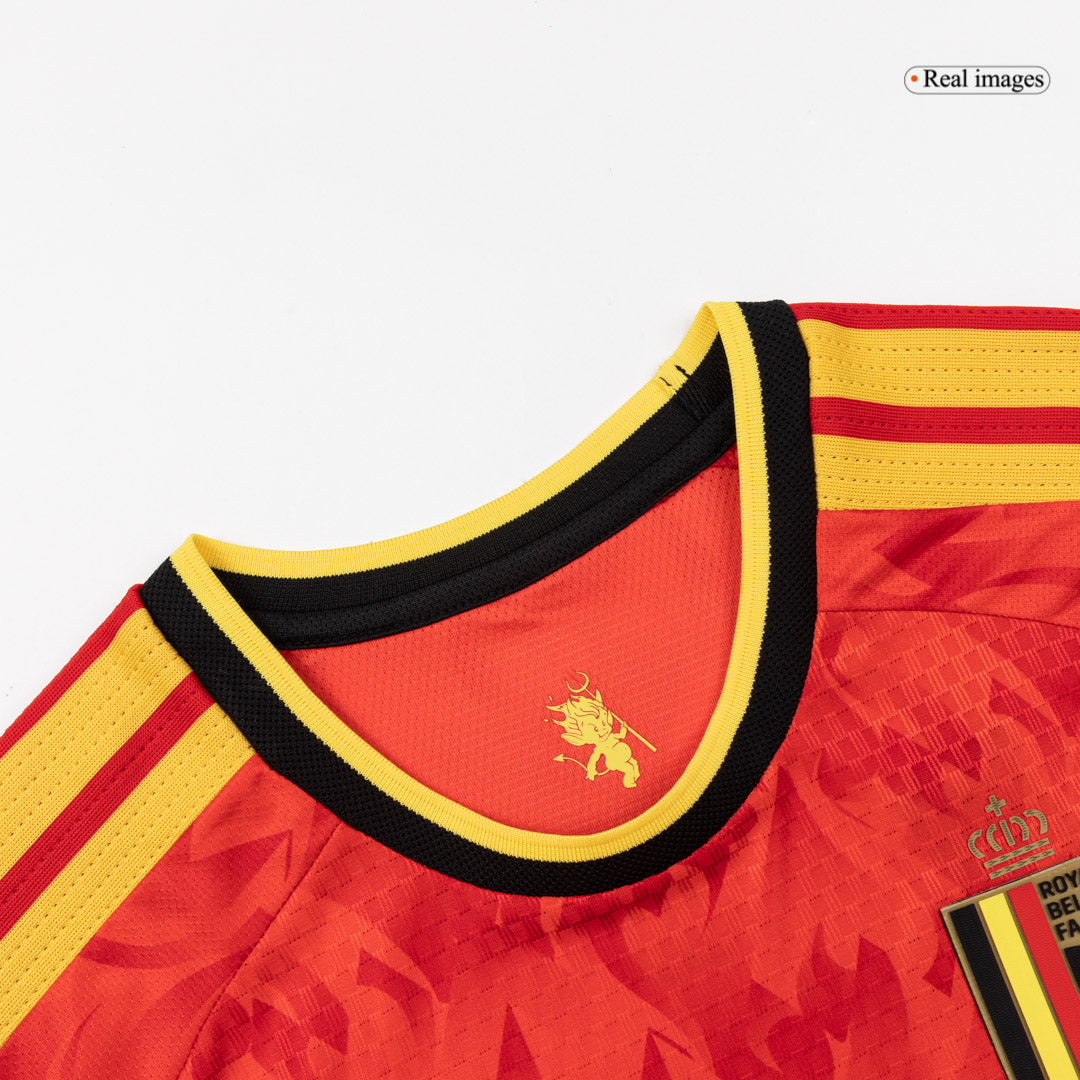Belgien Tröja LUKAKU #9 2026 Hemma Autentisk Röd-7