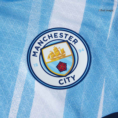 Manchester City Tröja HAALAND #9 2025/26 Hemma Blå-9