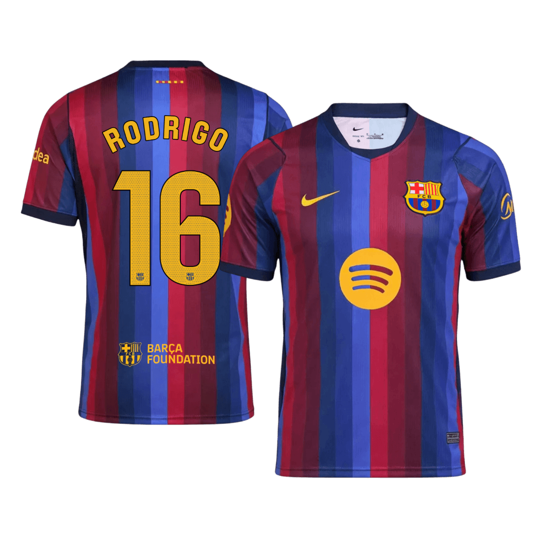 Barcelona Tröja RODRIGO #16 2026/27 Hemma Blue&Garnet