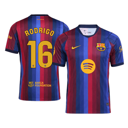 Barcelona Tröja RODRIGO #16 2026/27 Hemma Blue&Garnet