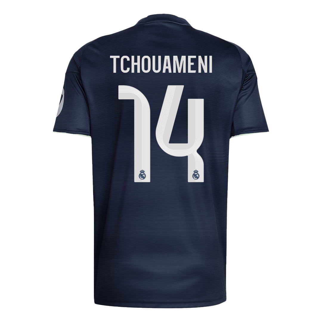 TCHOUAMENI #14 Real Madrid Tröja 2025/26 Borta Premium Mörkblå-11