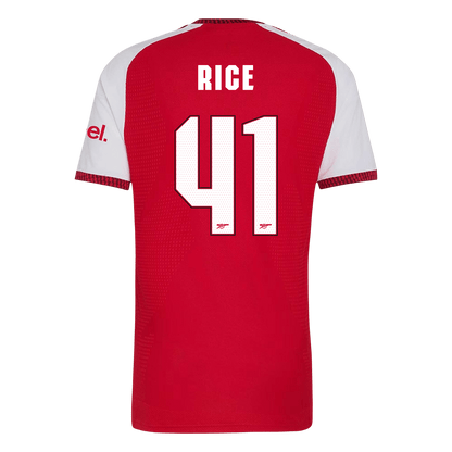 Arsenal Tröja RICE #41 2026/27 Hemma Autentisk Röd - UCL-3