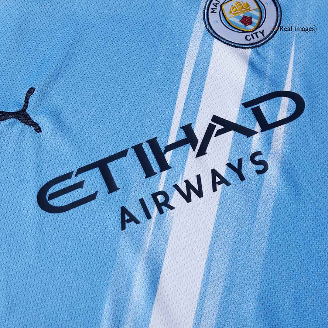 Manchester City Tröja 2025/26 Hemma Blå Barn