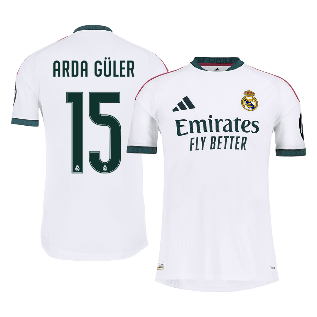 Real Madrid Tröja ARDA GÜLER #15 2026/27 Hemma Autentisk Vit