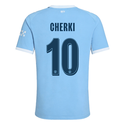 Manchester City Tröja CHERKI #10 2026/27 Hemma Autentisk Blå - UCL-3