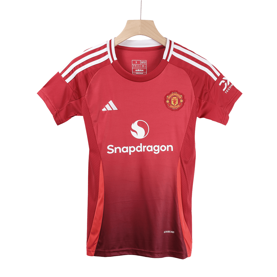 Manchester United Tröja 2024/25 Hemma Röd Dam