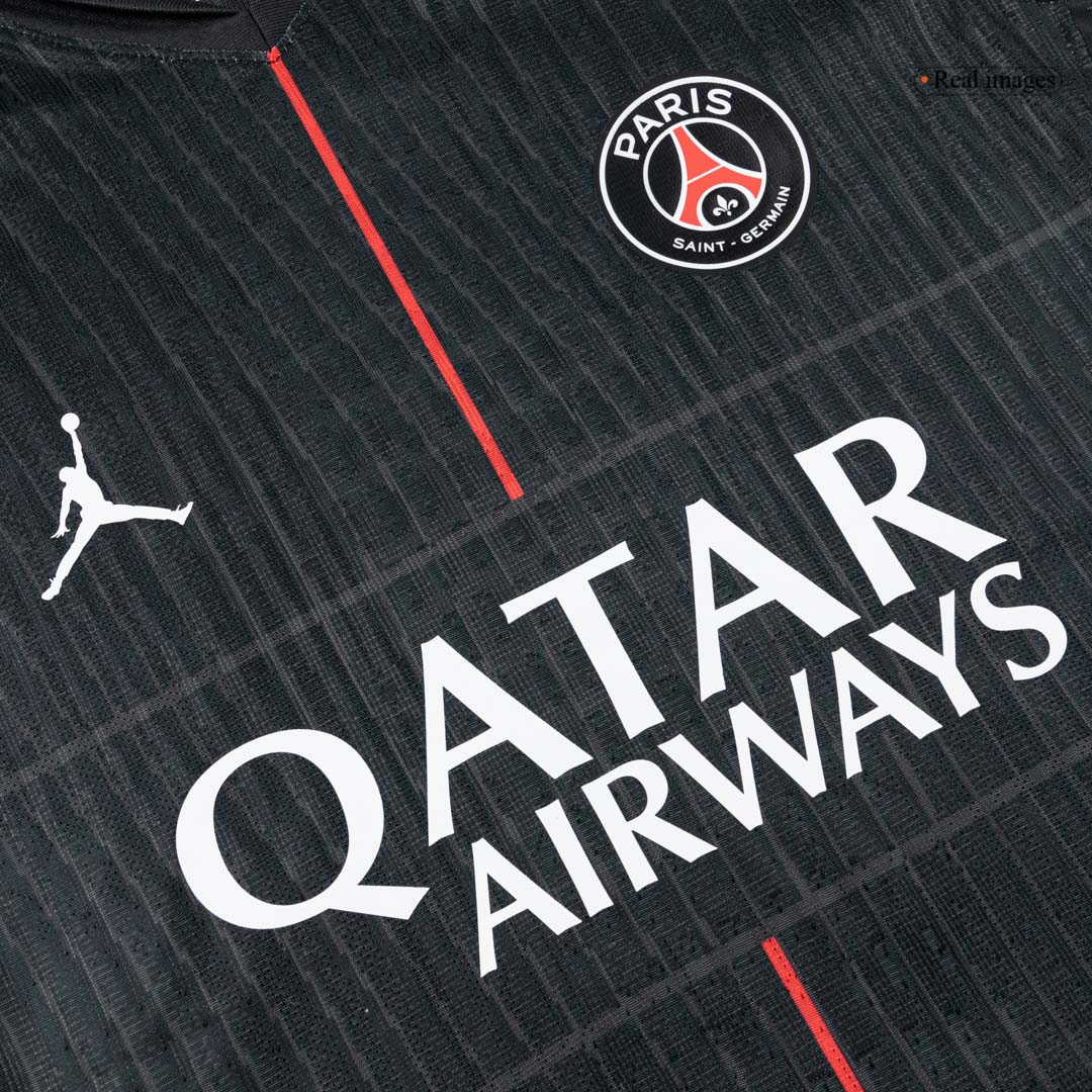 PSG Tröja 2025/26 Fourth Away Autentisk Svart