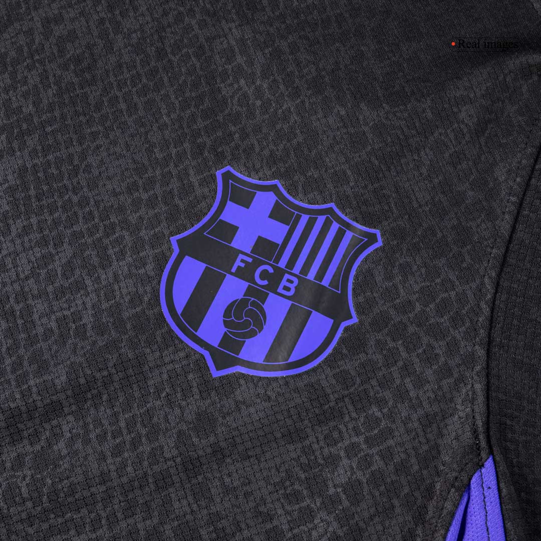 Barcelona Tröja 2025/26 Före match Svart-6