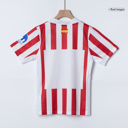 Atletico Madrid Tröja 2025/26 Hemmaställ Röd & Vit Barn-14