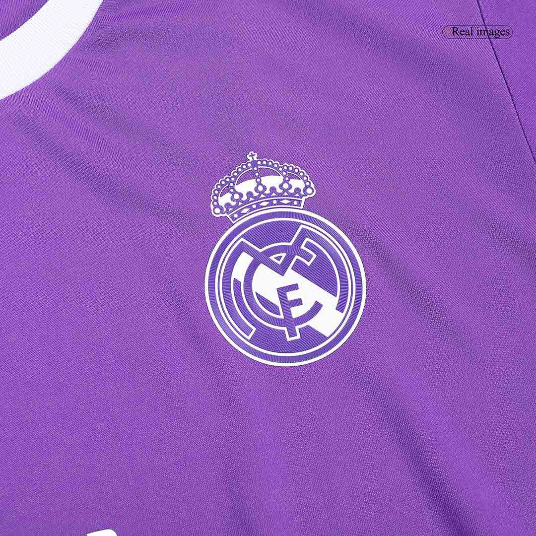 BENZEMA #9 Real Madrid Bortatröja 2016/17 Retro Tröja
 Lila