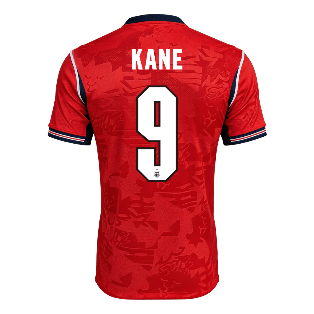 England Tröja KANE #9 2026 Borta Autentisk Röd-9