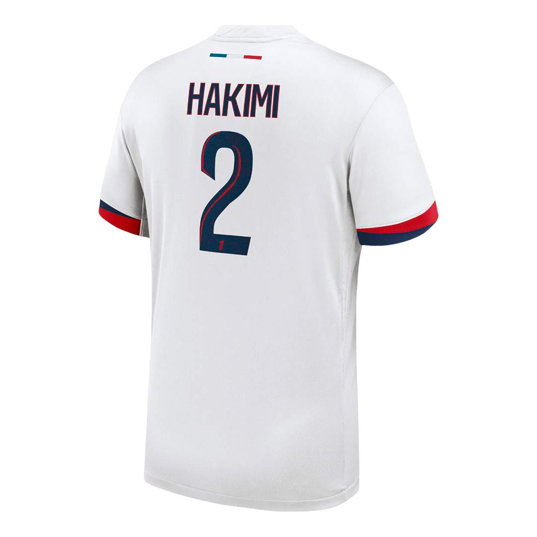 PSG Tröja HAKIMI #2 2025/26 Borta Vit-11