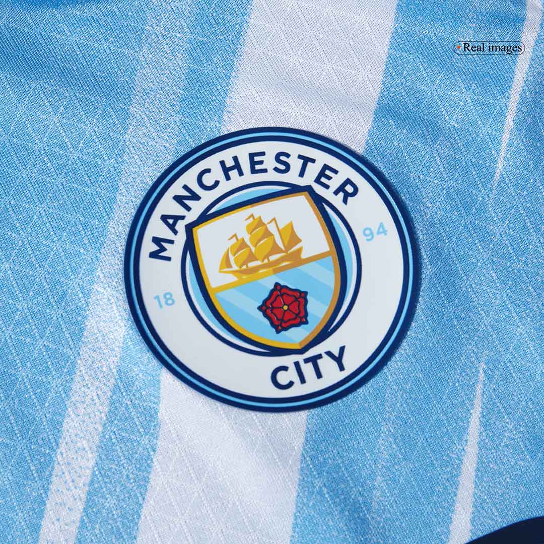 Manchester City Tröja DE BRUYNE #17 2025/26 Hemma Blå-9
