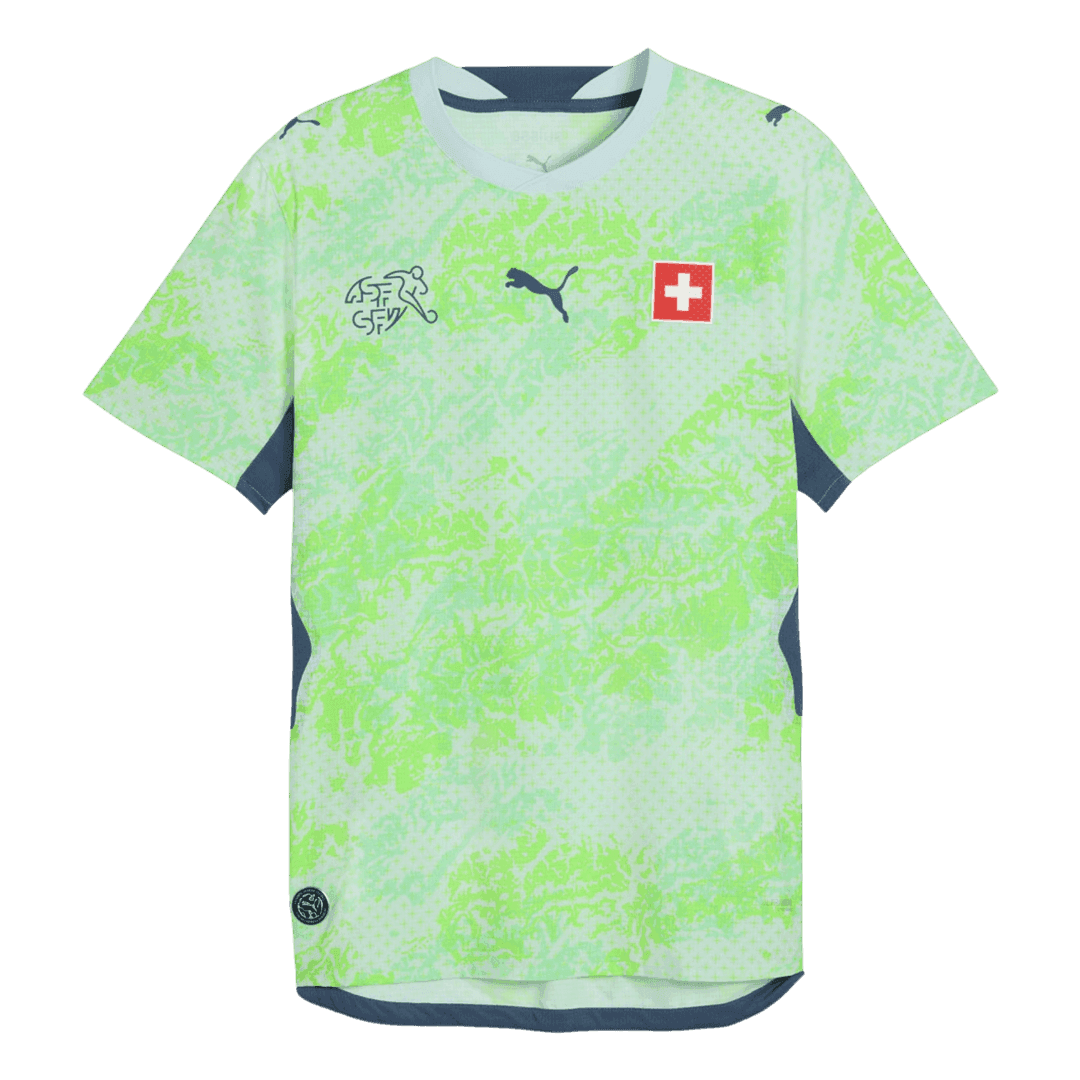 Schweiz Tröja 2026 Borta Grön