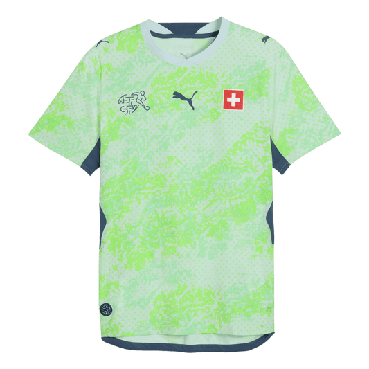 Schweiz Tröja 2026 Borta Grön