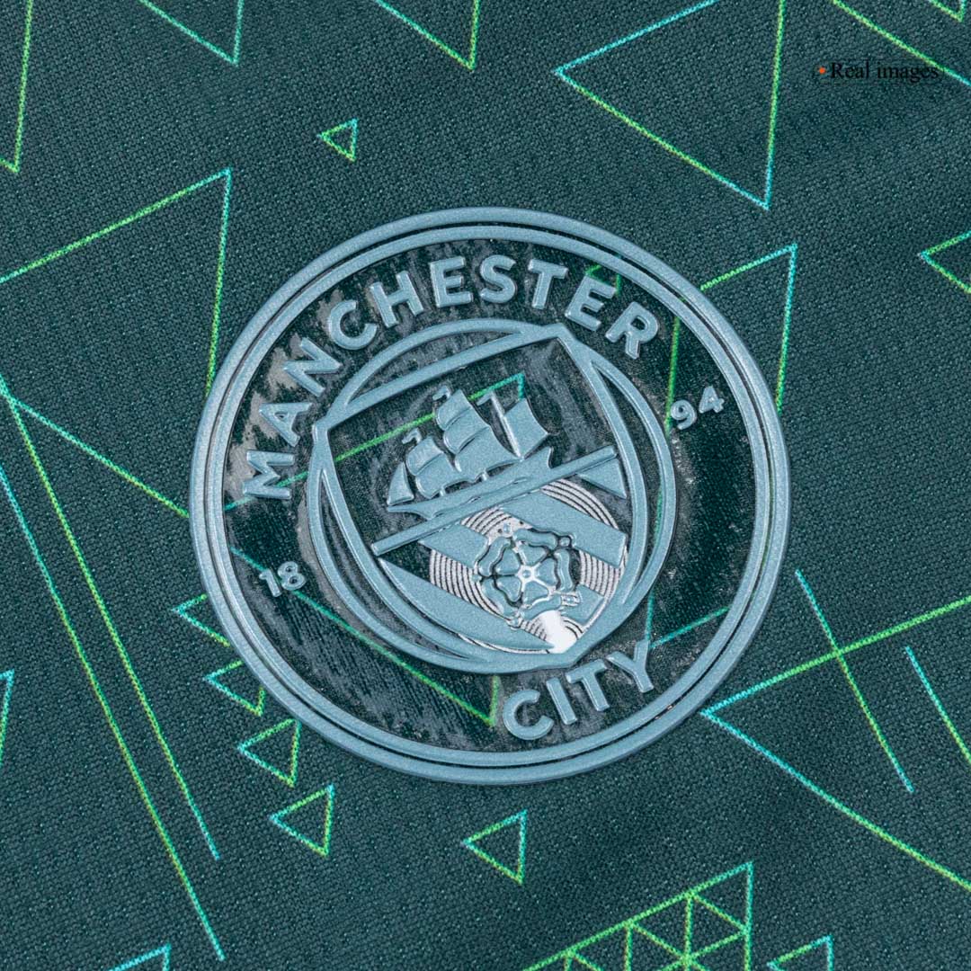 Manchester City Tröja 2025/26 Grön Barn