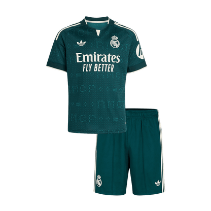 Real Madrid Tröja 2026/27 Borta Autentisk Grön Barn Autentisk