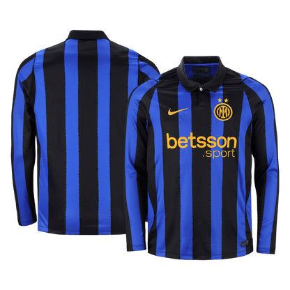 Inter Milan Tröja 2026/27 Hemma Långärmad Blå & Svart-2