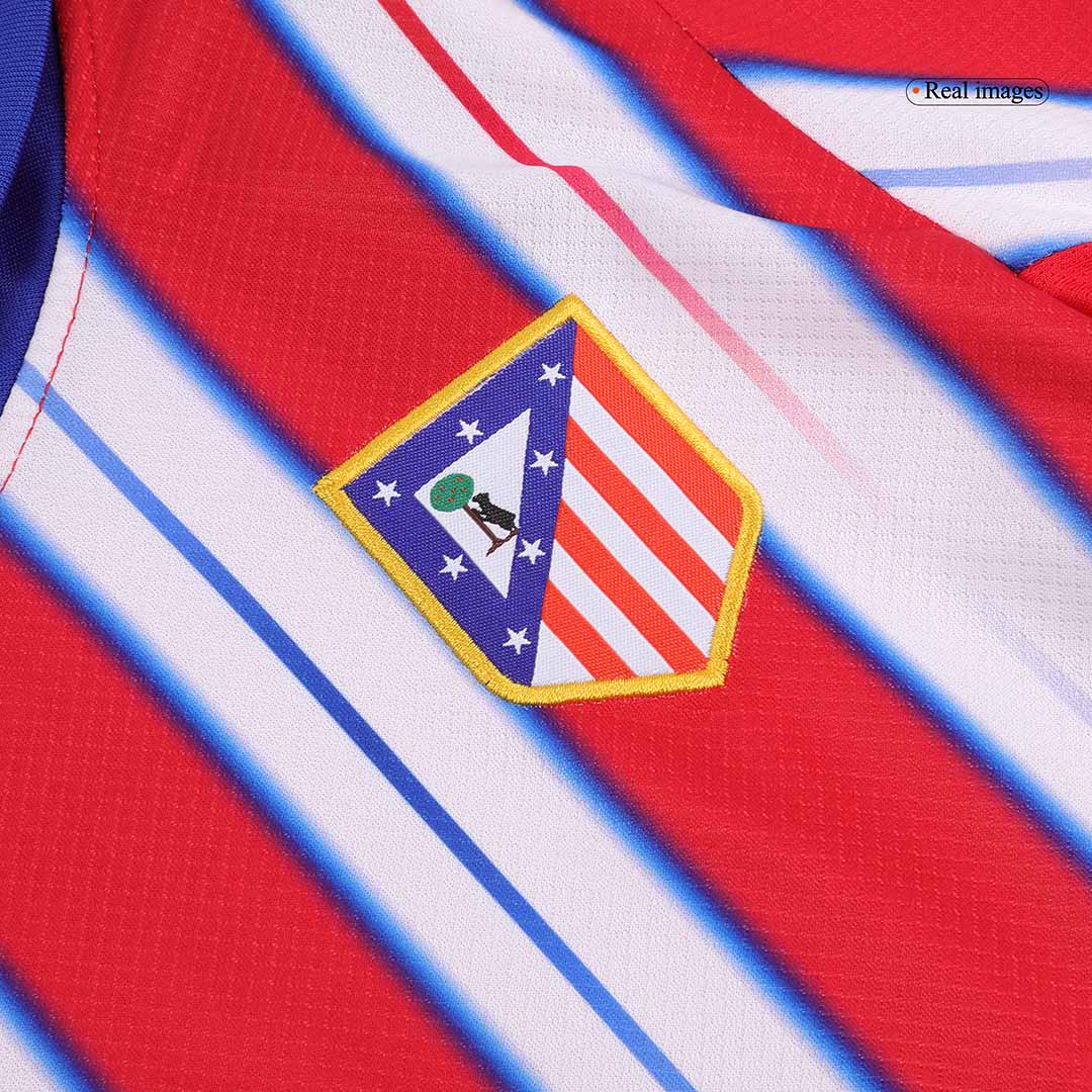 Atletico Madrid Tröja 2024/25 Hemma Röd & Vit Barn