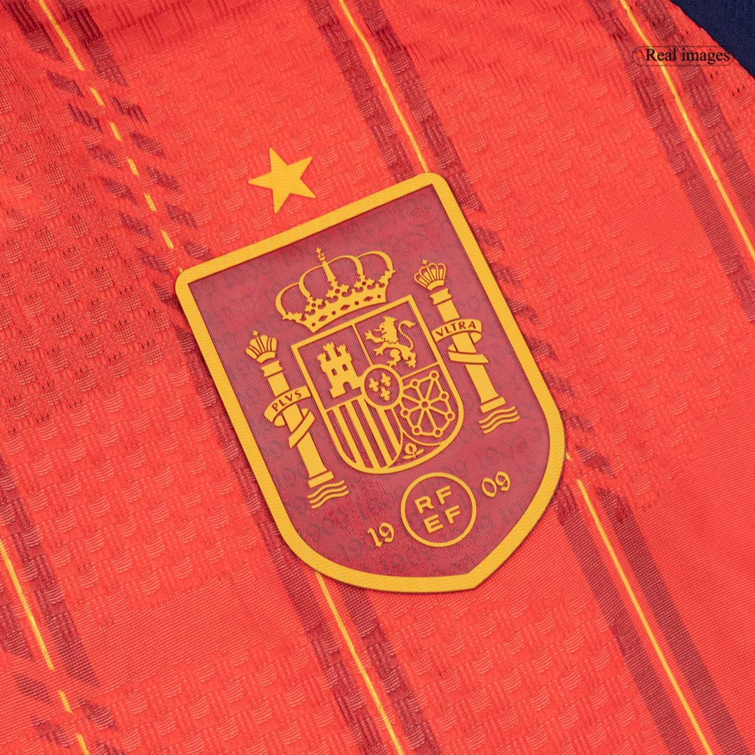 Spanien Tröja 2026 Hemma Långärmad Röd-7