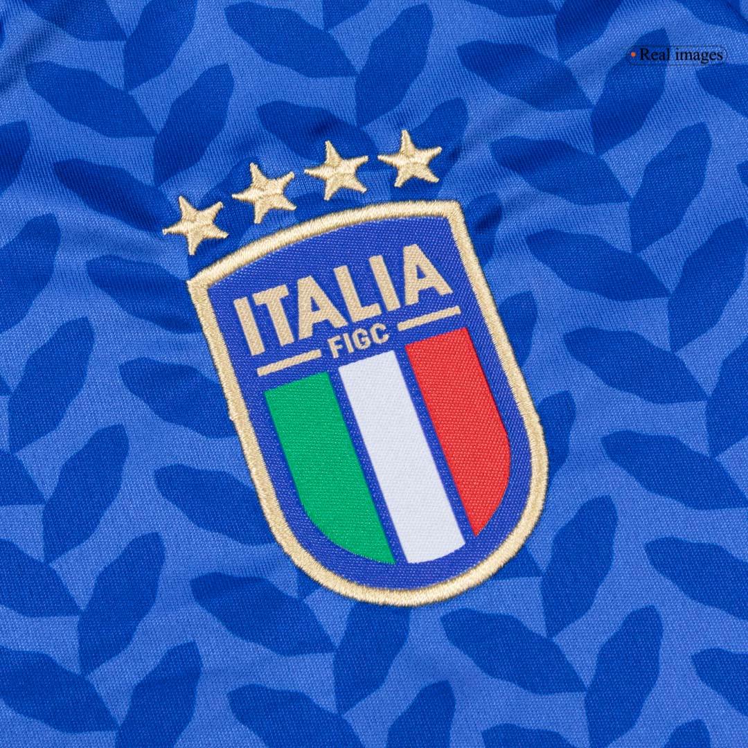Italien Tröja 2026 Hemma Blå Barn Premium-9