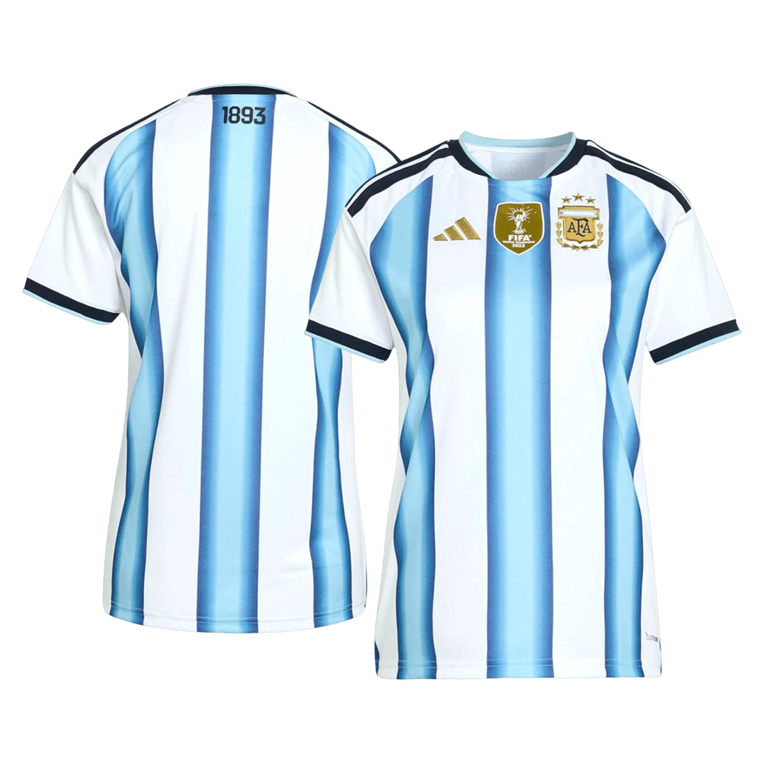 Argentina Tröja 2026 Hemma Blå & Vit Dam-9