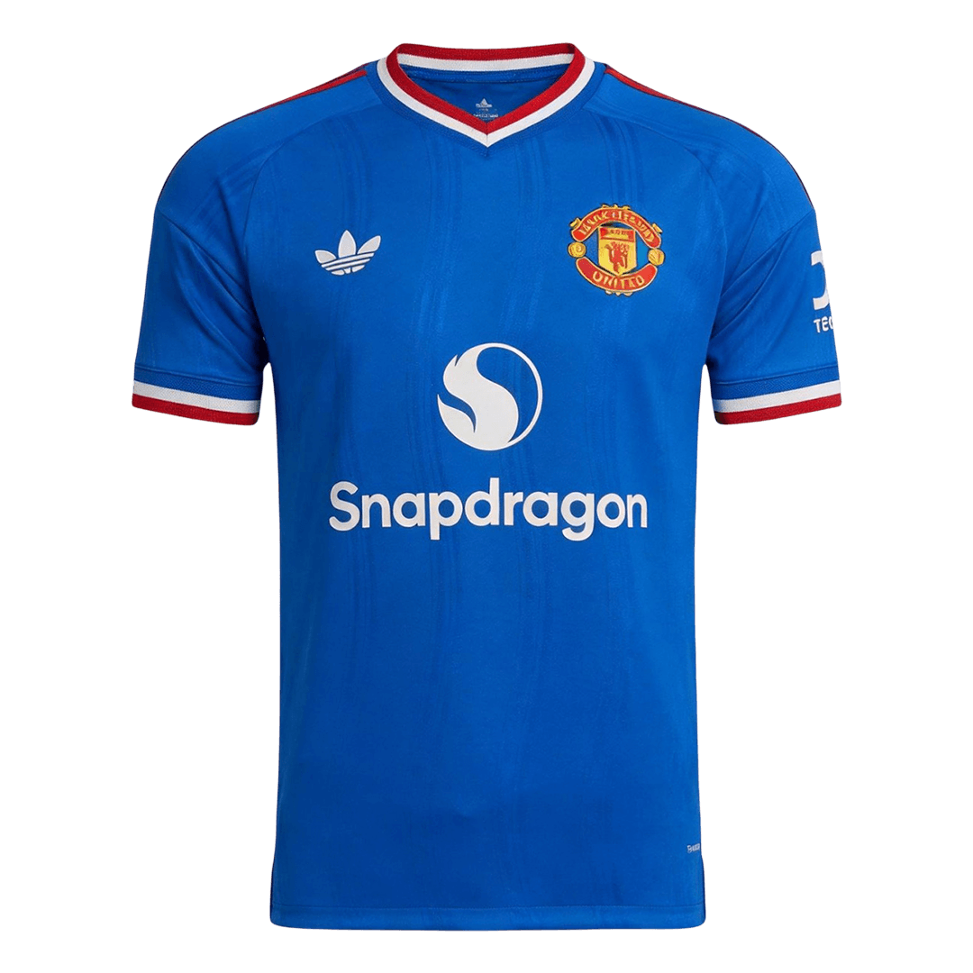 Manchester United Tröja CUNHA #10 2026/27 Borta Autentisk Blå