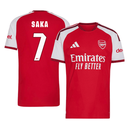 Arsenal Tröja SAKA #7 2026/27 Hemma Autentisk Röd - UCL