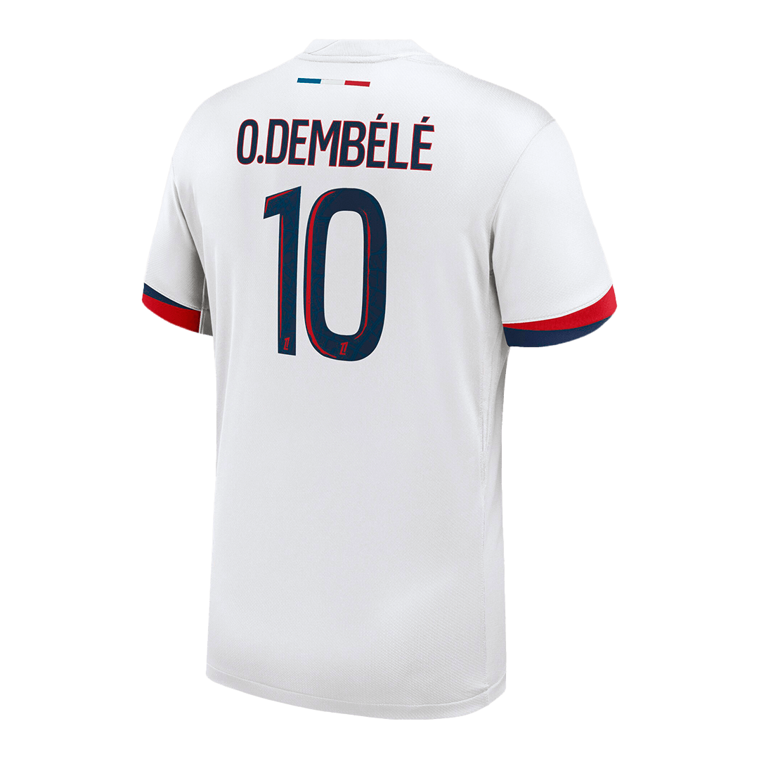 PSG Tröja O.DEMBÉLÉ #10 2025/26 Borta Vit-11