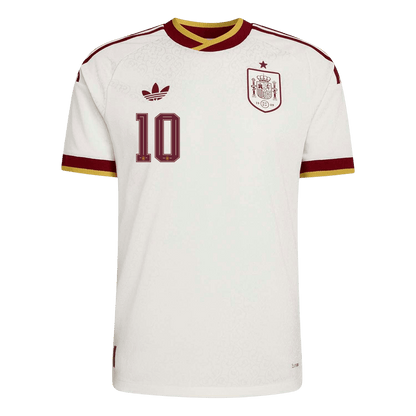 Spanien Tröja OLMO #10 2026 Borta Autentisk Vit-9
